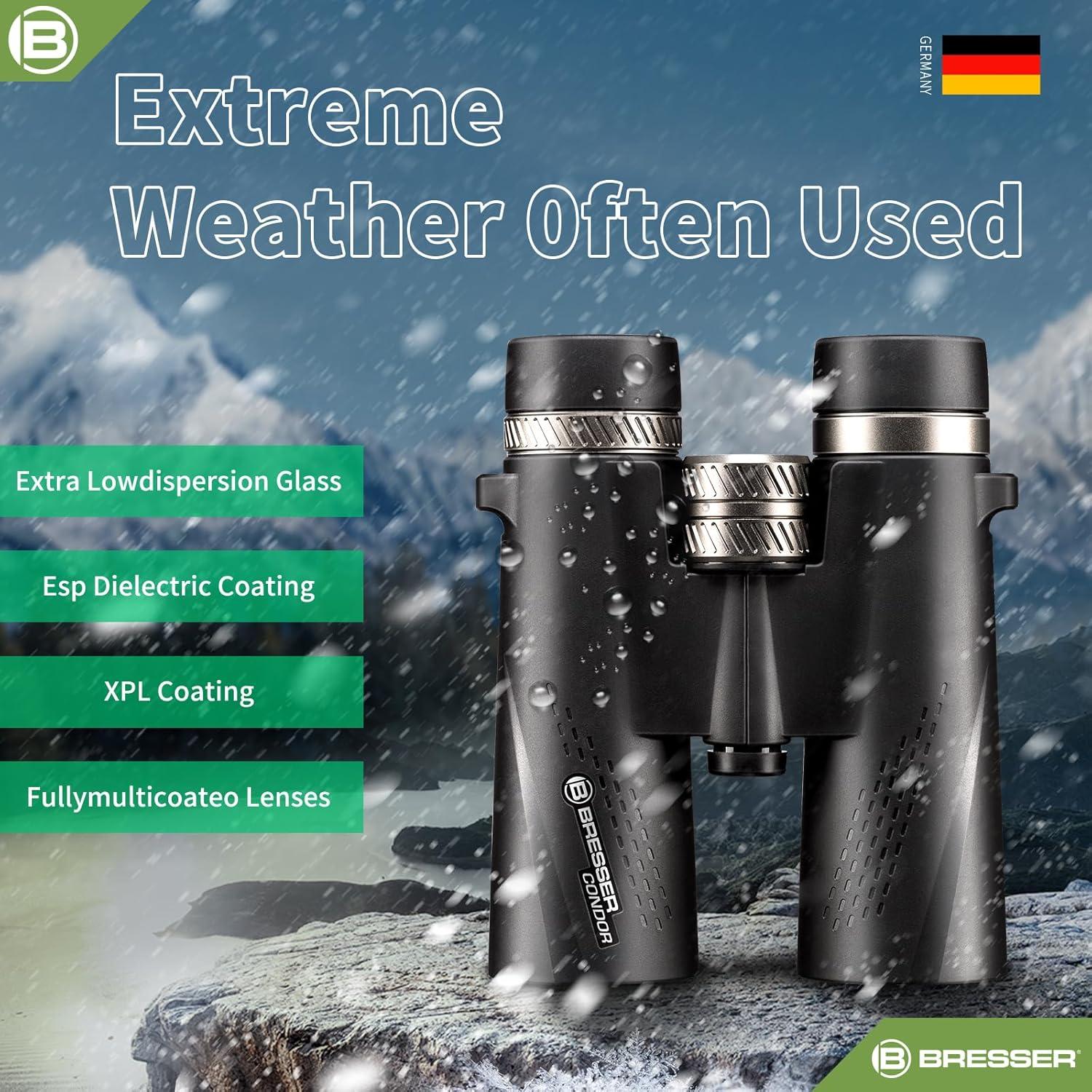 Prismáticos BRESSER 8x25 HD Impermeables para Adultos