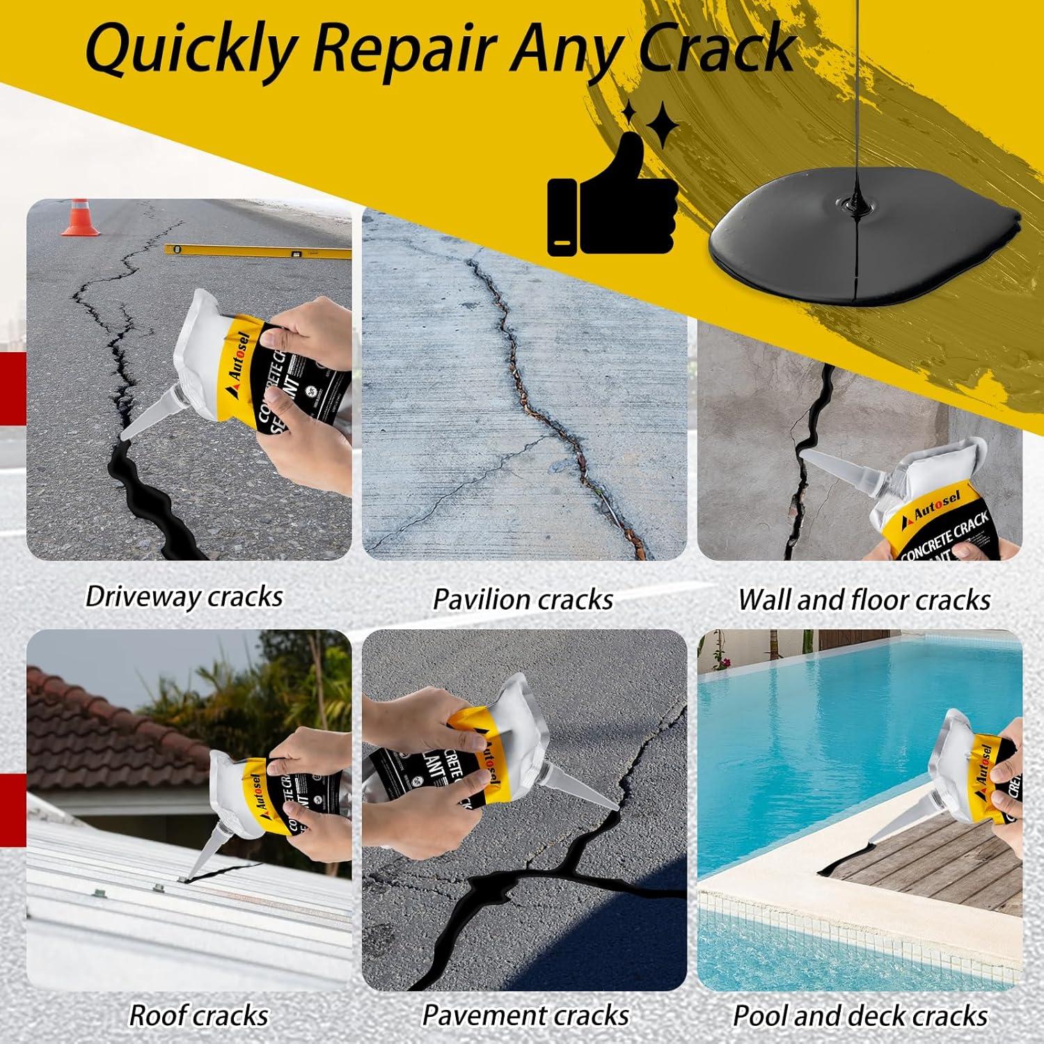 Rellenador de Grietas de Concreto Autosel 2 Pcs 0.99kg