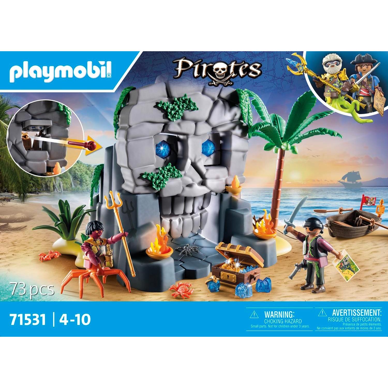Playmobil Isla Calavera Piratas 71531 con 73 piezas
