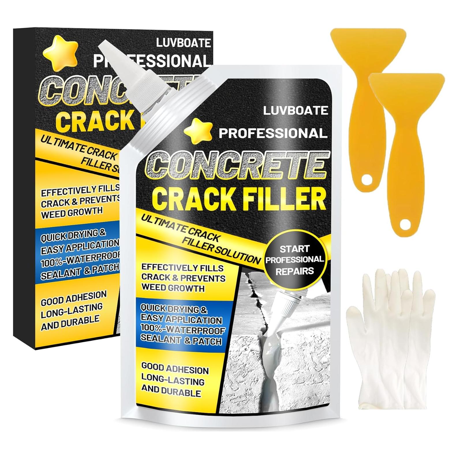 Relleno de Grietas de Concreto LUVBOATE 700g Impermeable