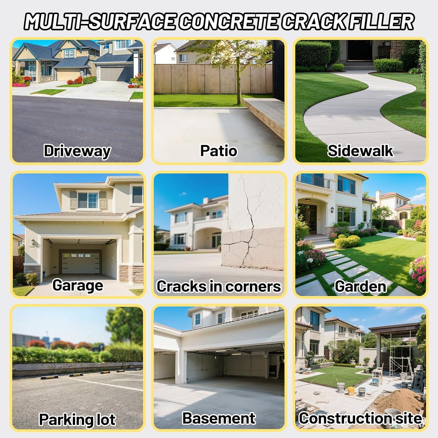 Relleno de Grietas de Concreto LUVBOATE 700g Impermeable