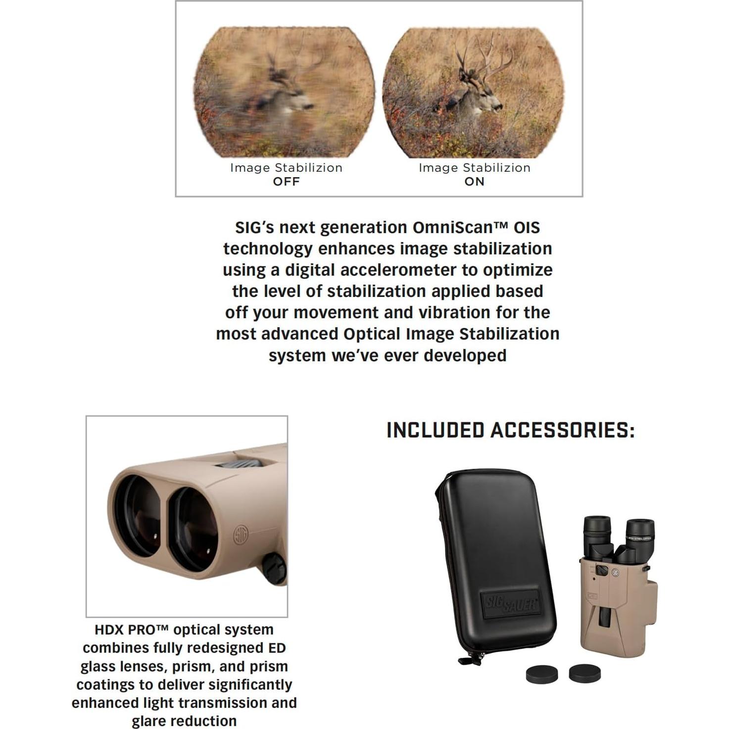 Binoculares SIG SAUER ZULU6-HDX PRO 14x50mm Impermeables