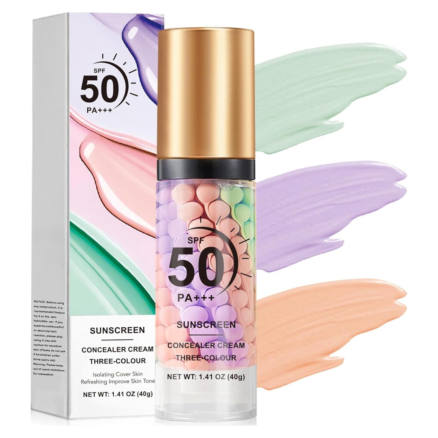 Primer Corrector de Color 3 en 1 AOAZXBB SPF 50 Hidratante