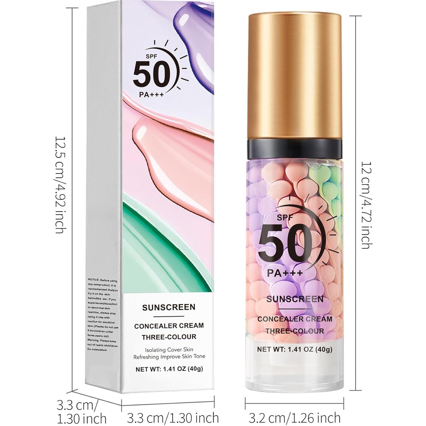 Primer Corrector de Color 3 en 1 AOAZXBB SPF 50 Hidratante