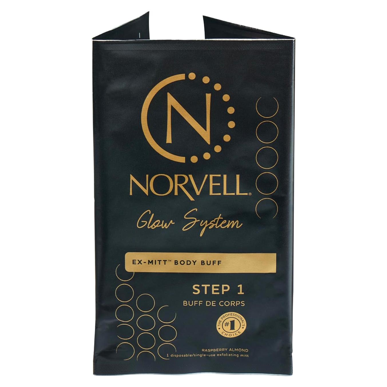 Mitón Exfoliante Desechable Norvell eXmitt para Autobronceador