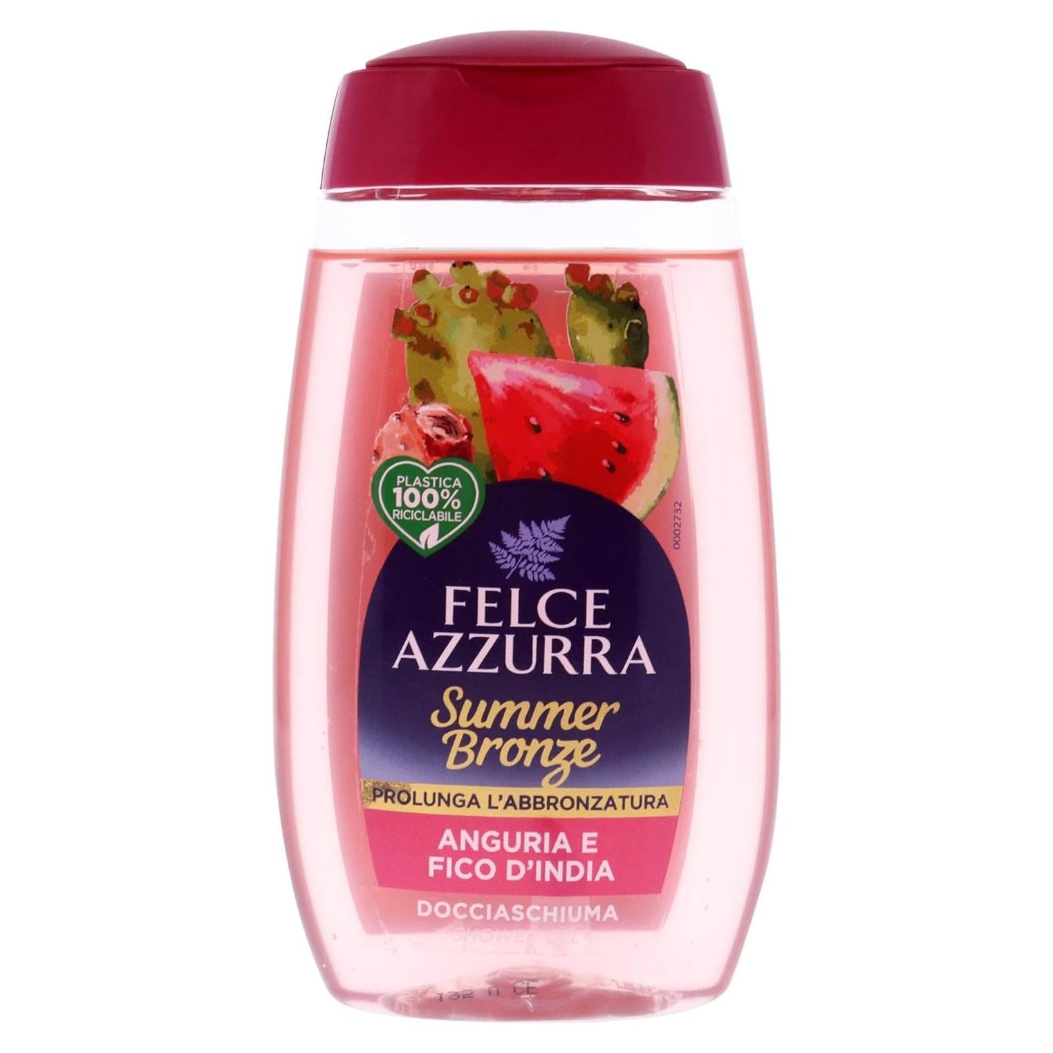 Gel de Ducha Felce Azzurra Bronce de Verano 240 ml - Nutre e Hidrata
