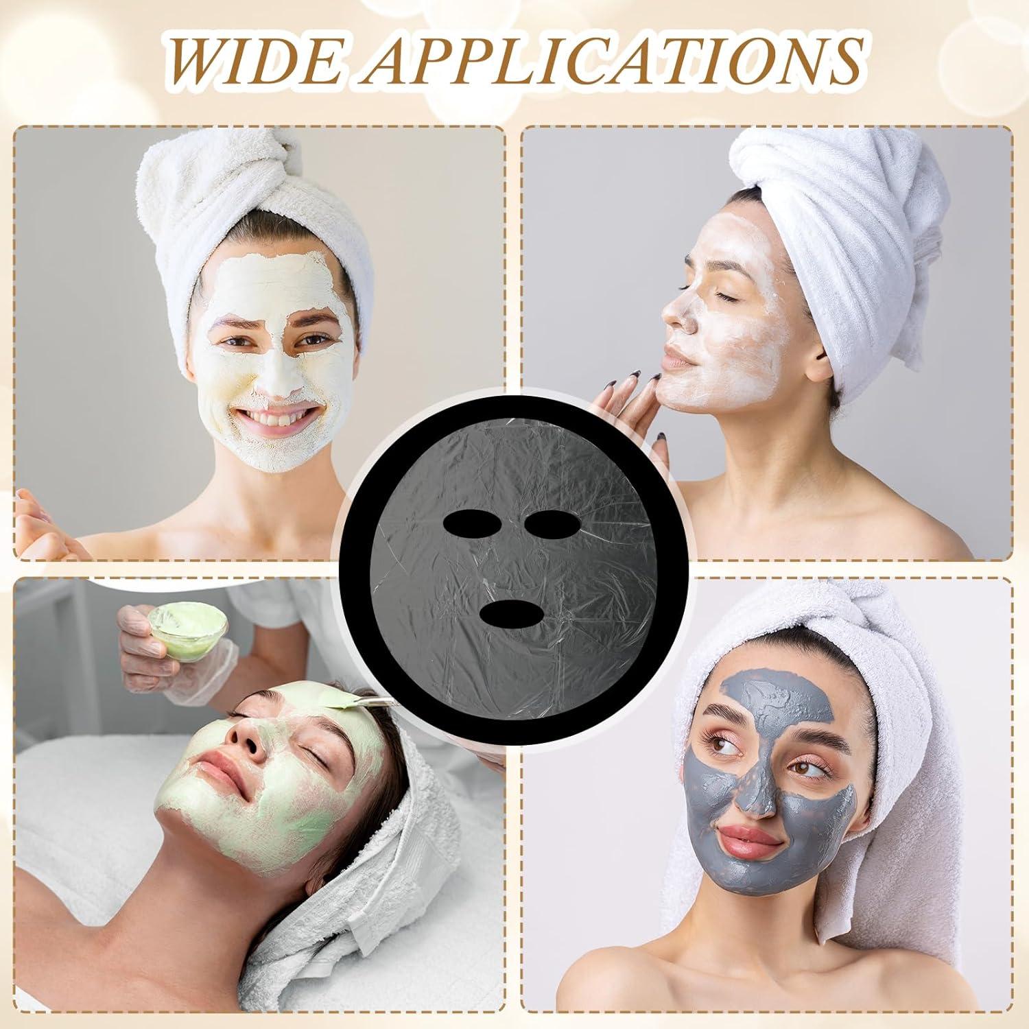 200 Hojas Máscara Facial Desechable Ptwola Hidratante 26x25cm