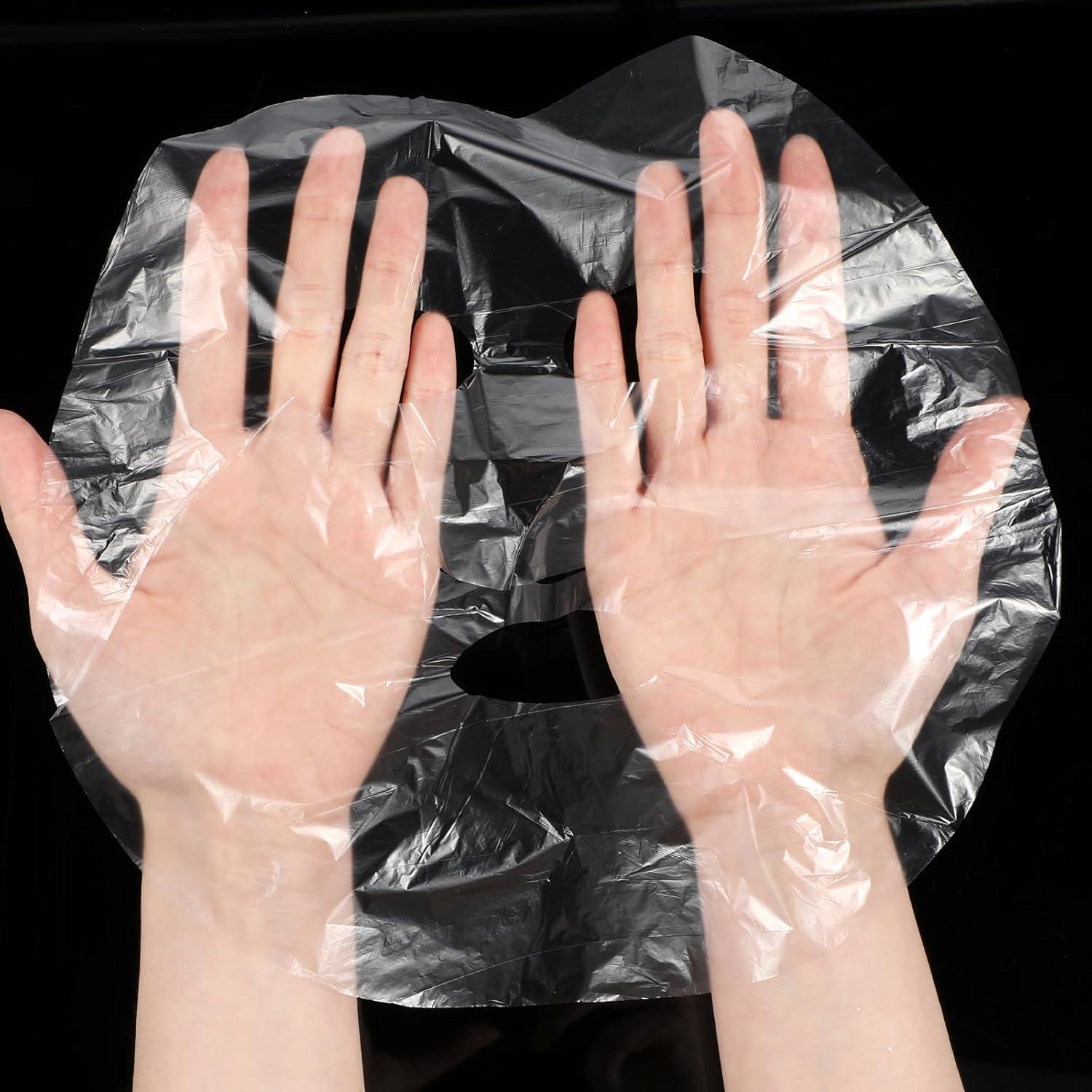 200 Hojas Máscara Facial Desechable Ptwola Hidratante 26x25cm