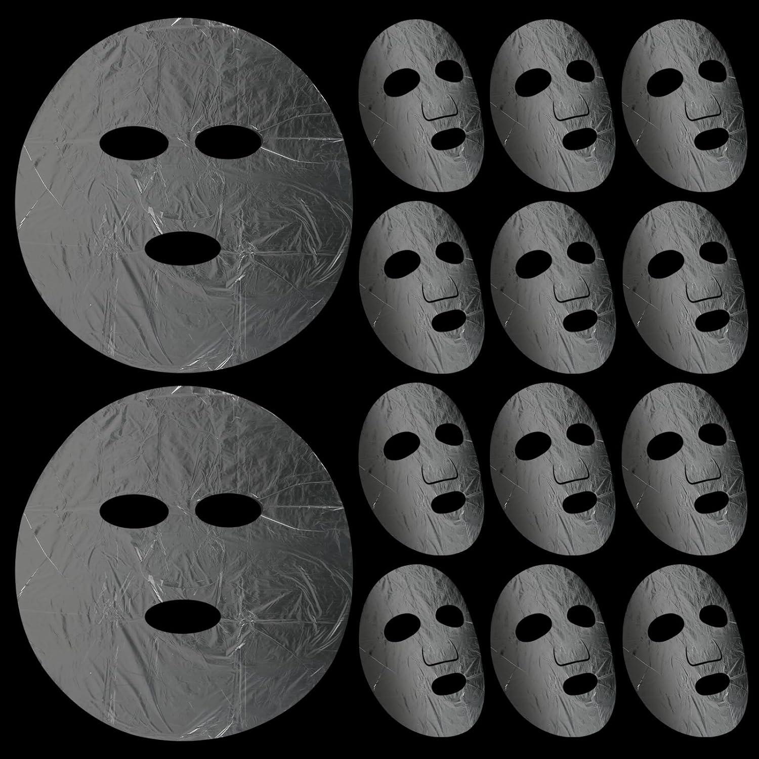 200 Hojas Máscara Facial Desechable Ptwola Hidratante 26x25cm