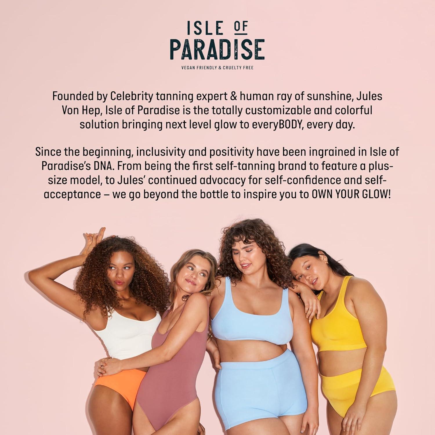 Mousse Autobronceadora Isle of Paradise 199.5 ml - Vegana y Sin Rayas