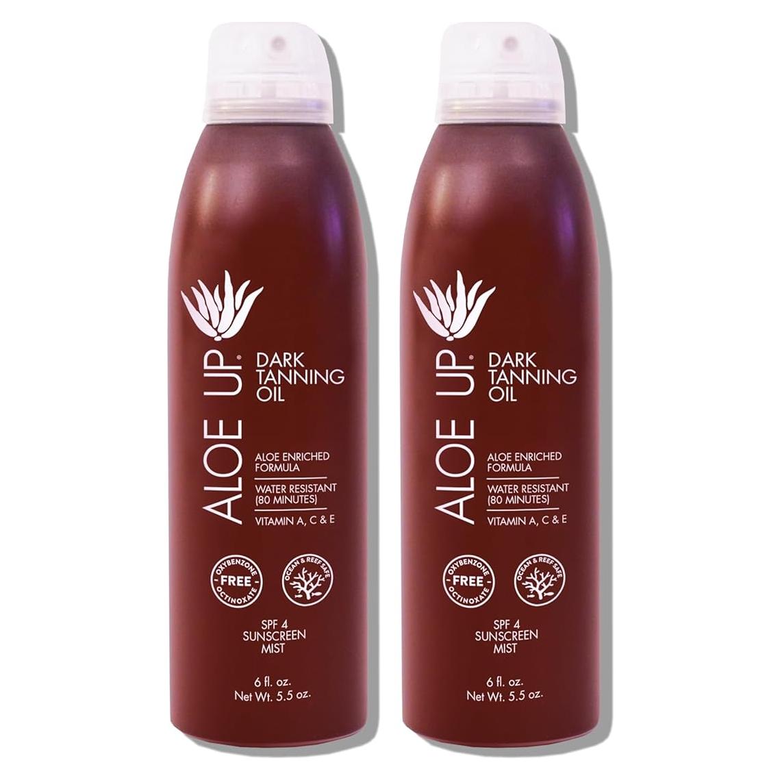 Aceite Bronceador en Spray Aloe Up SPF 4 - 2 Unidades 226g