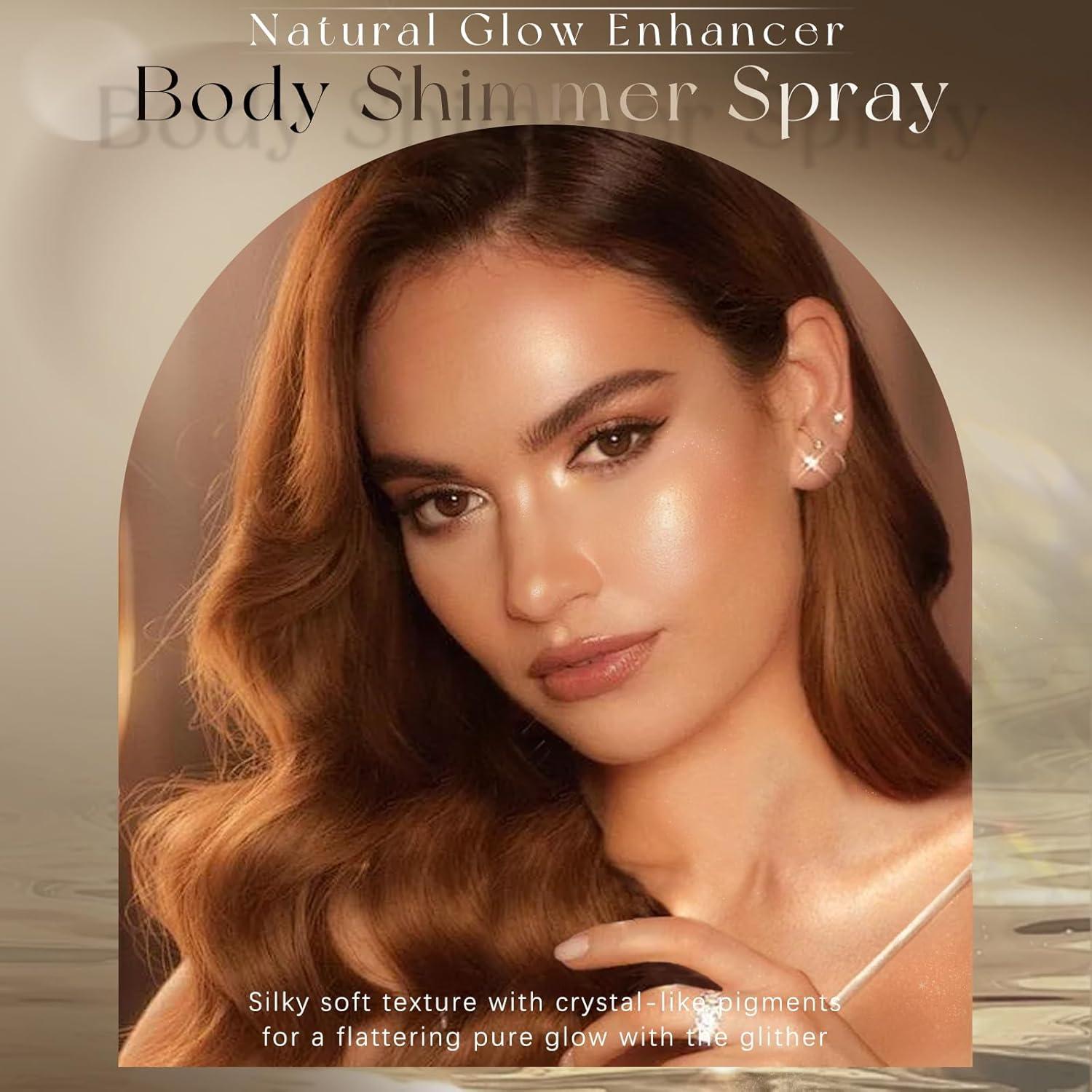 Spray Brillo Corporal HOSAILY 60ML Oro Rosa Hidratante