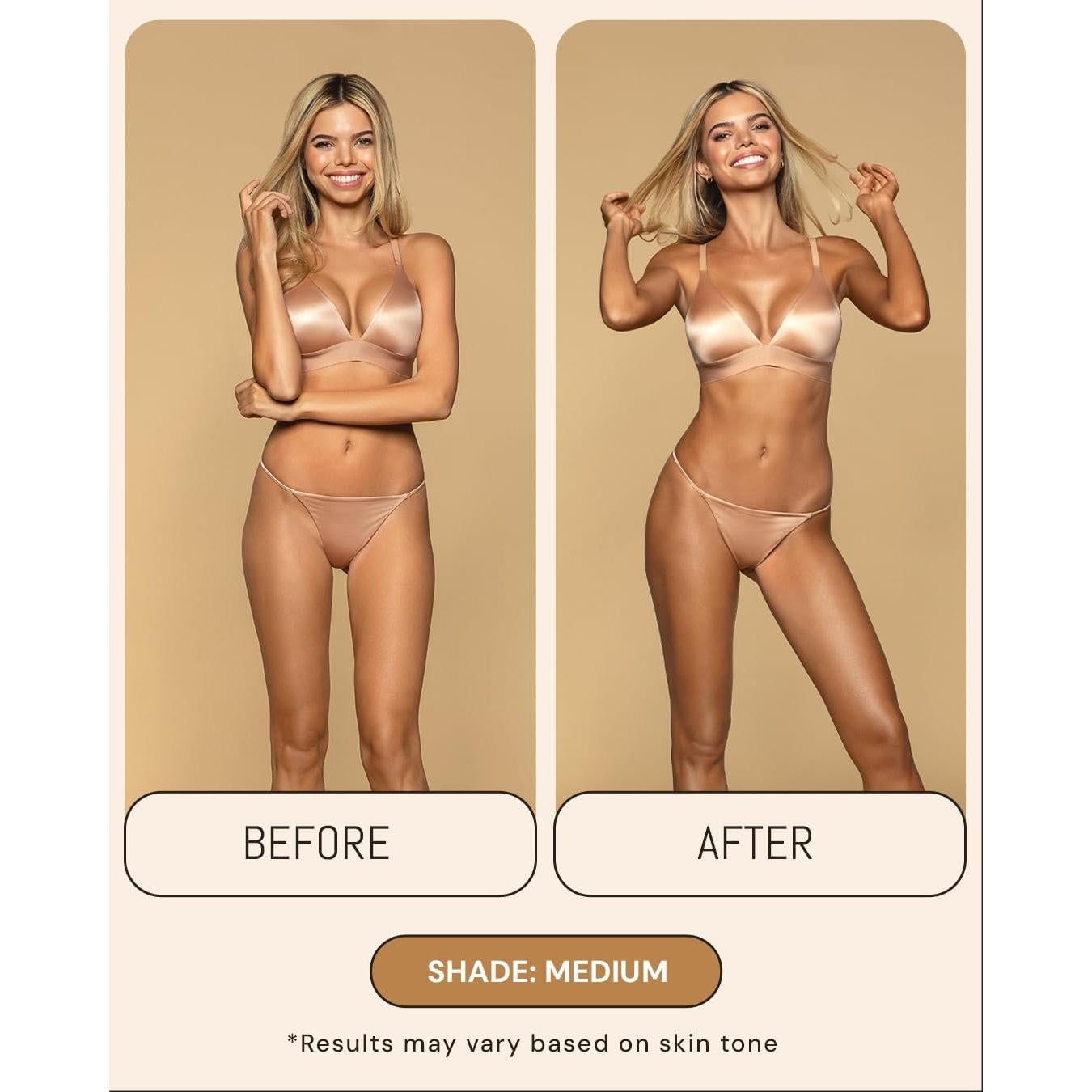 Mousse Bronceadora Peta Jane Tono Medio 414 ml Paquete 2