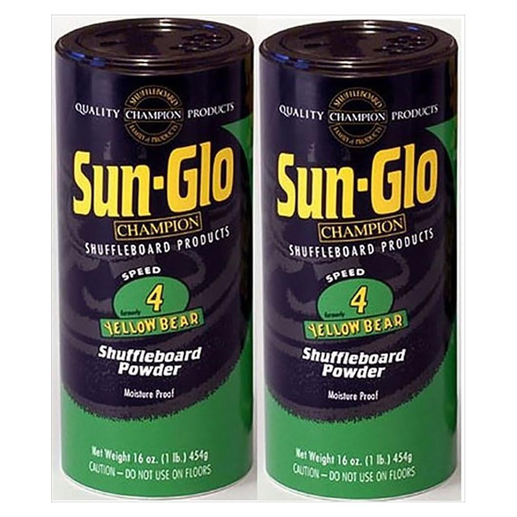 Cera para Shuffleboard Sun-Glo #4 Amarillo - Juego de 2