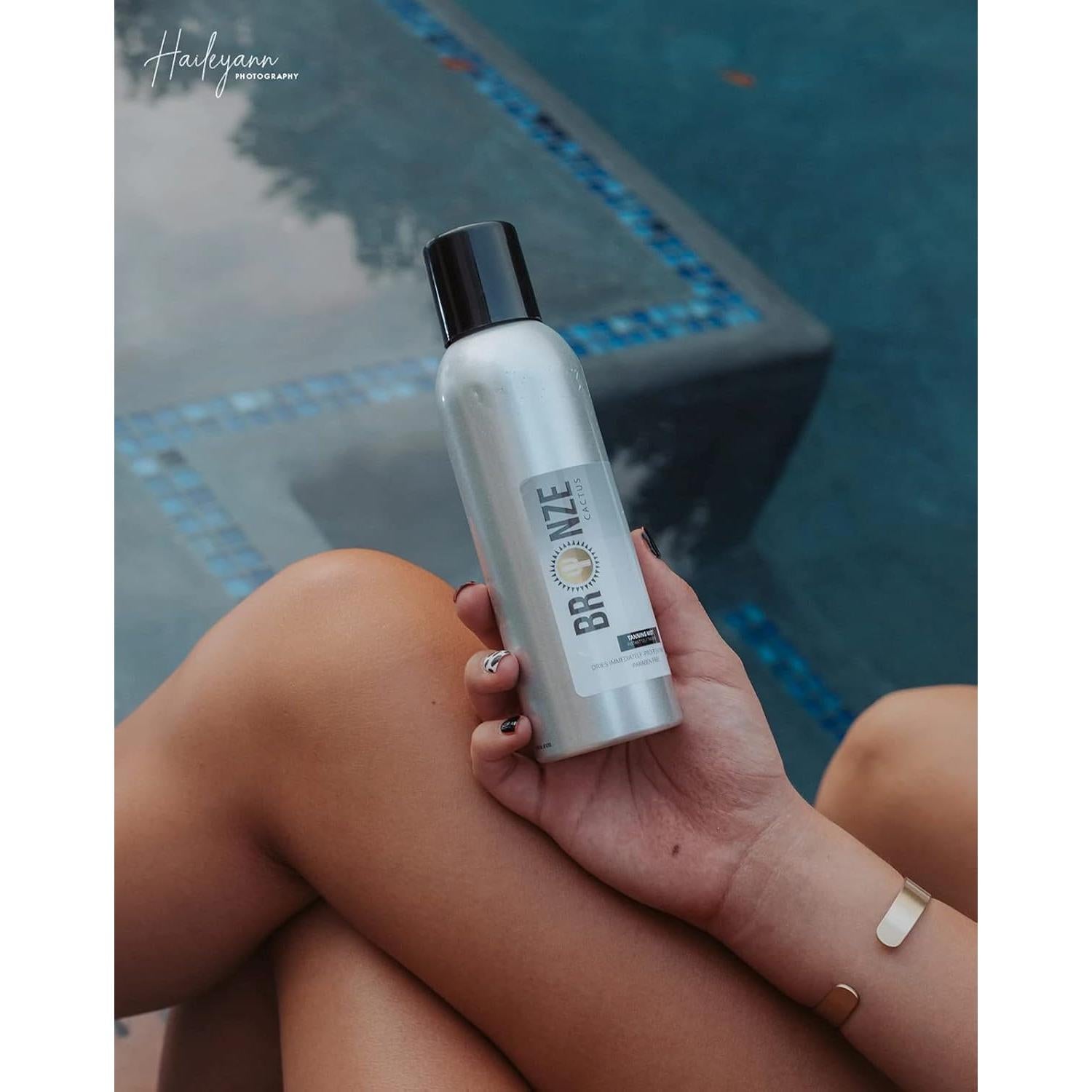 Bruma Bronceadora Bronze Cactus 207 ml - Vegana y Rápido Secado