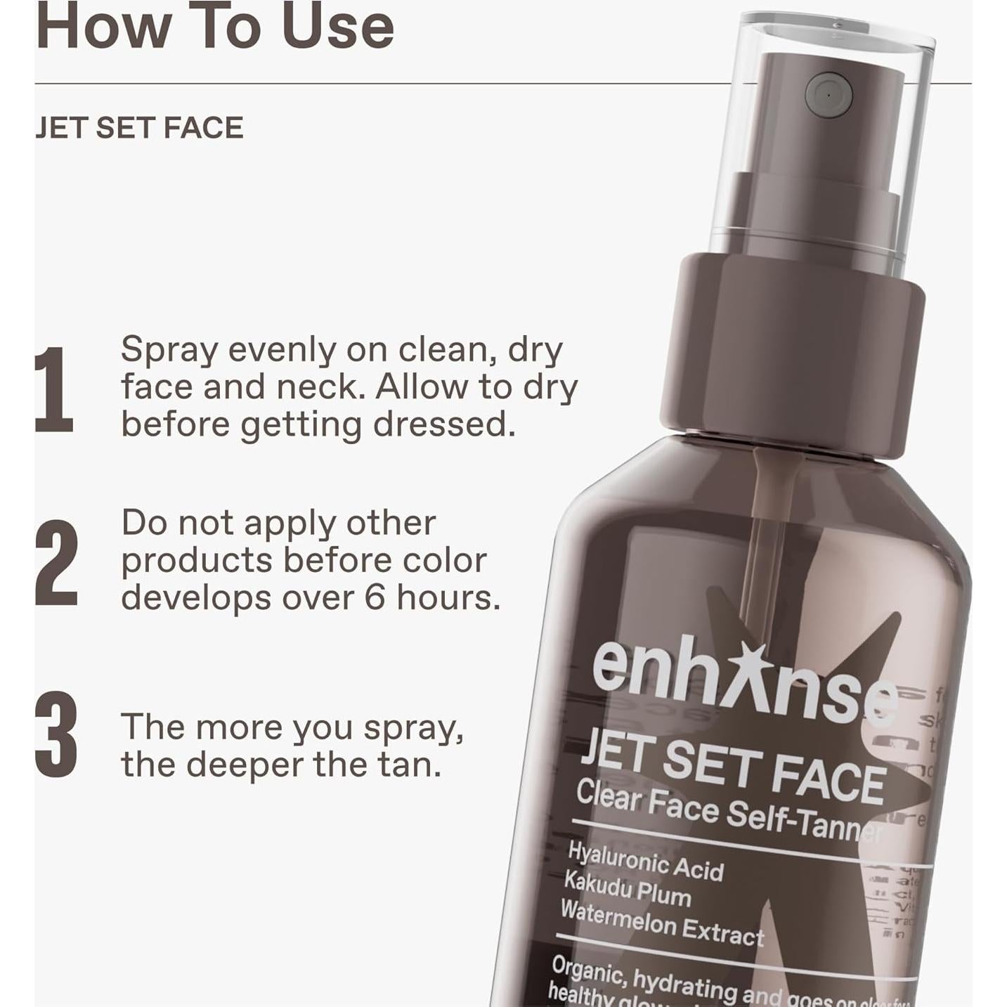 Jet Set Autobronceador Facial para Hombres 100 ml - Sin Rayas