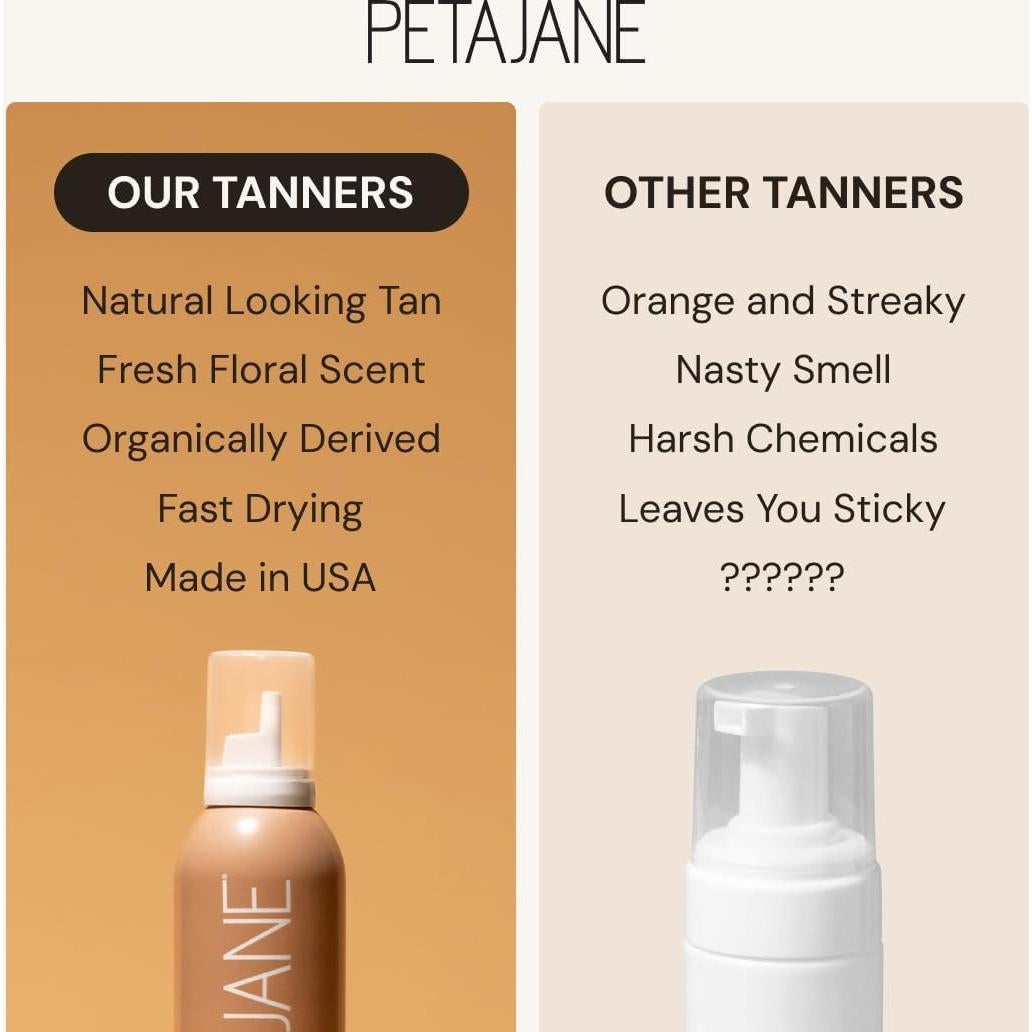 Bronceador Mediano Peta Jane 207 ml - Paquete de 2