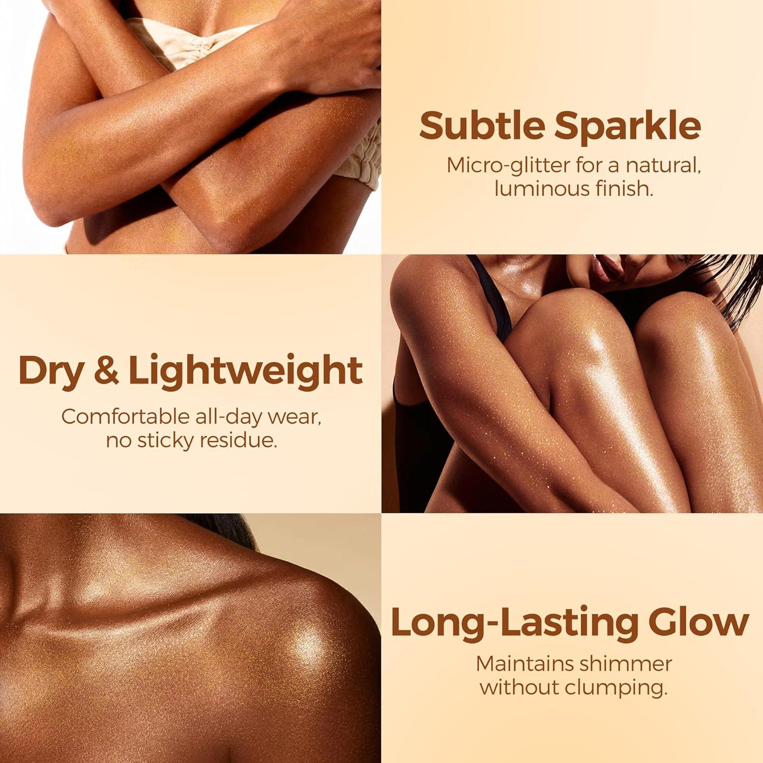 Polvo Iluminador Bepholan Brillo Dorado 68g - Maquillaje Facial y Corporal