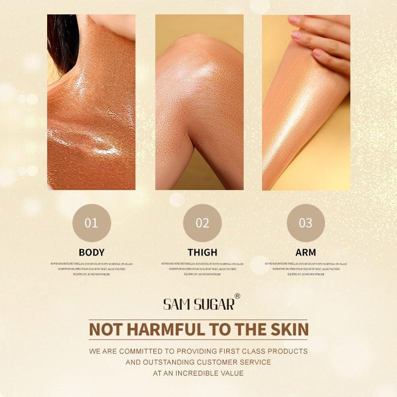 Aceite Corporal Brillante RMYHIG 100ml Hidratante Rosa Oro Claro