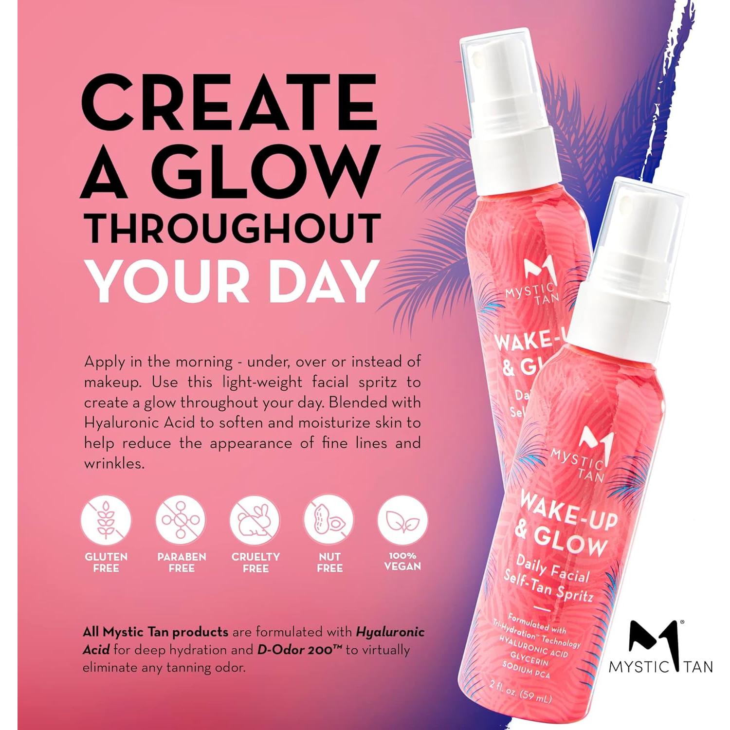 Bruma Facial Autobronceadora Mystic Tan 60 ml - Hidratante