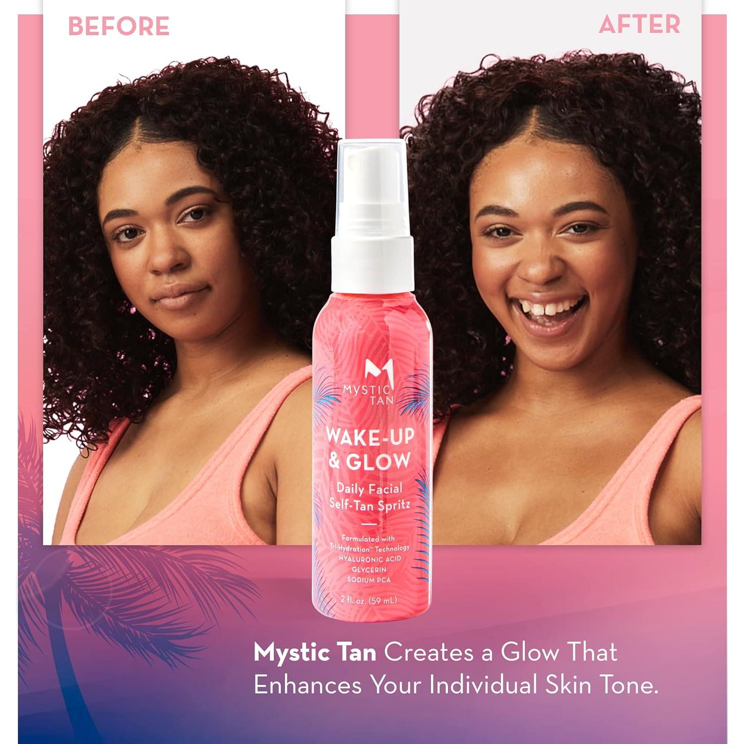 Bruma Facial Autobronceadora Mystic Tan 60 ml - Hidratante