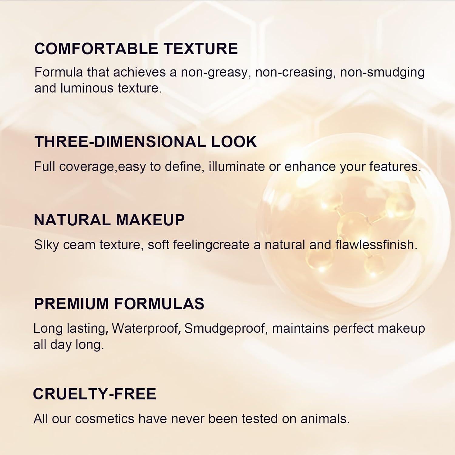 Kit de Maquillaje Contour Stick Lezero 3 Piezas Medio Claro