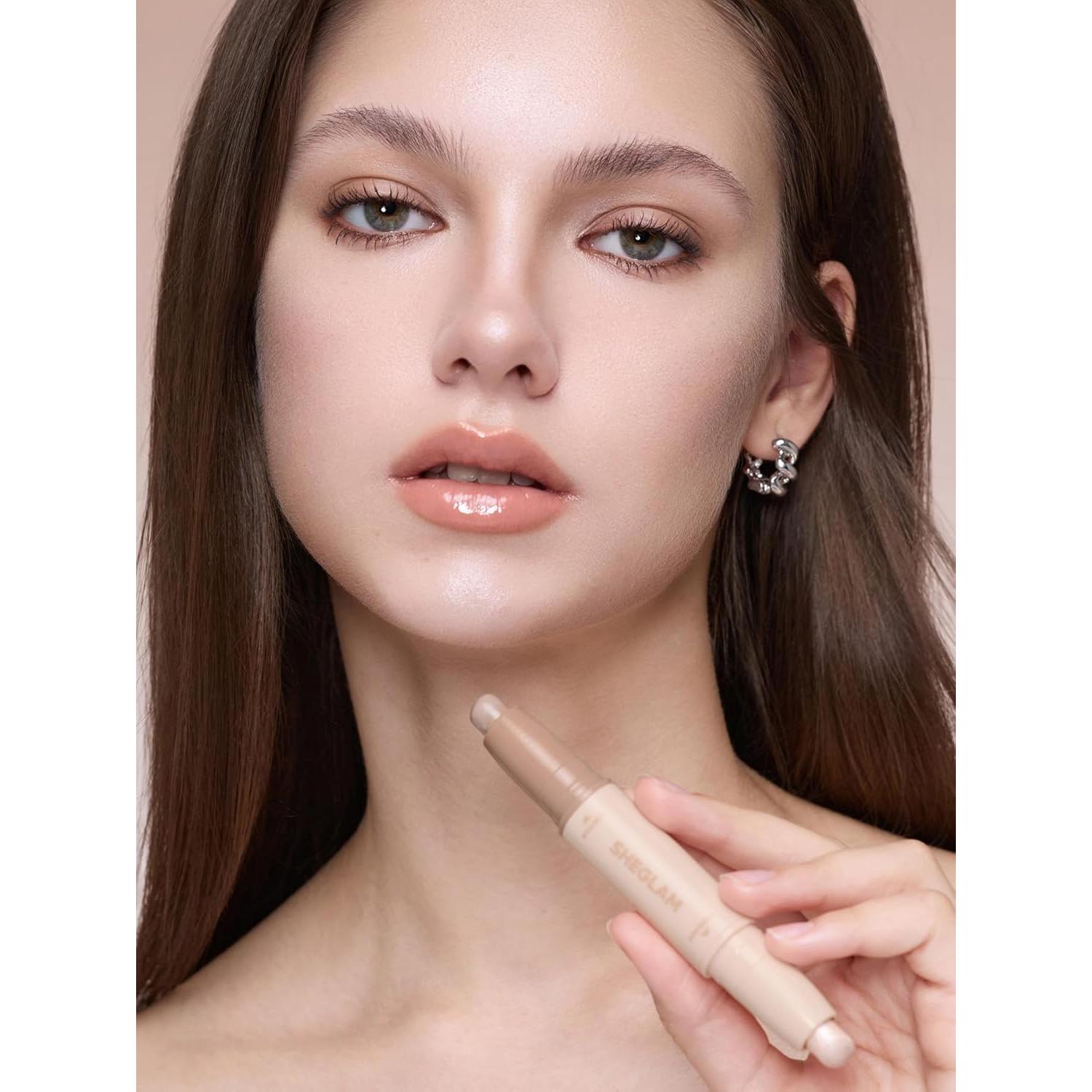 Barra de Contorno y Iluminador SHEGLAM 2-en-1 Crema