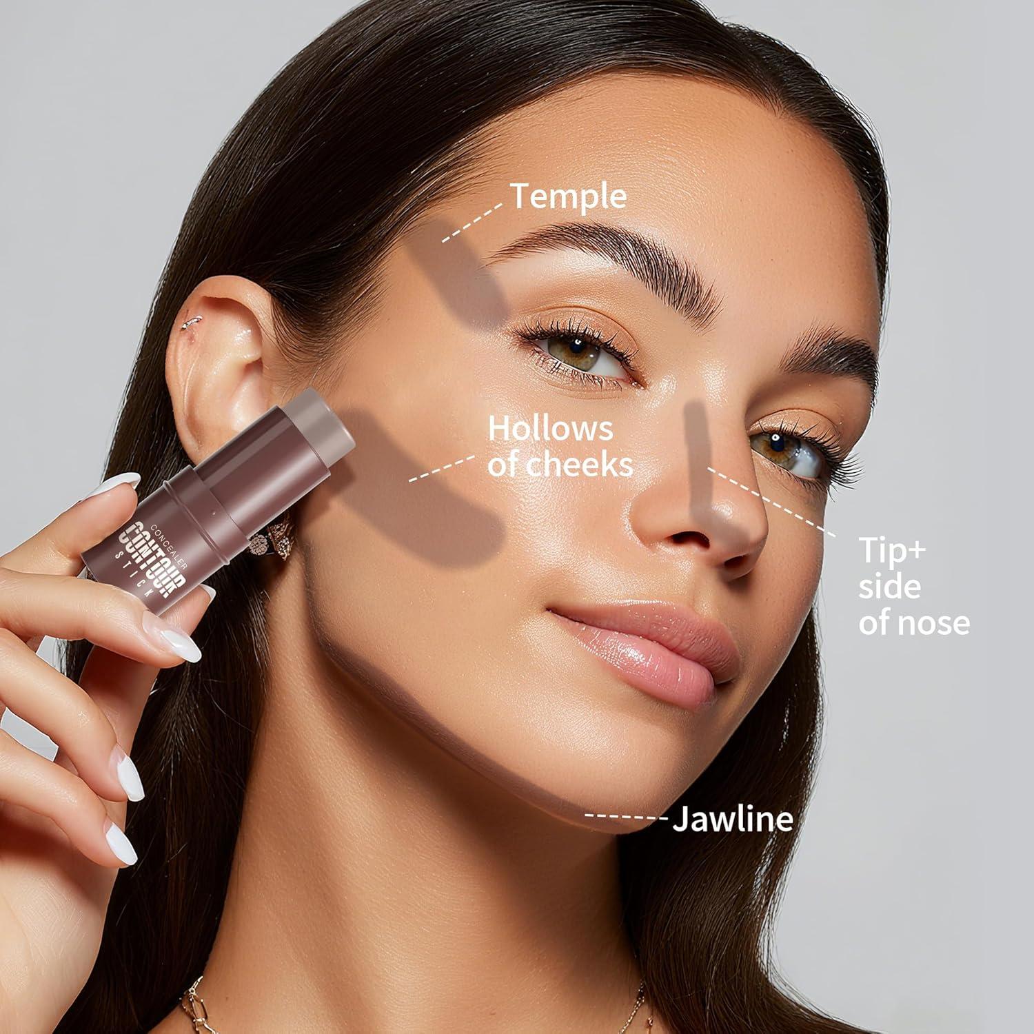 Stick de Contorno Crema QIC 09 Ámbar Textura Suave 32g