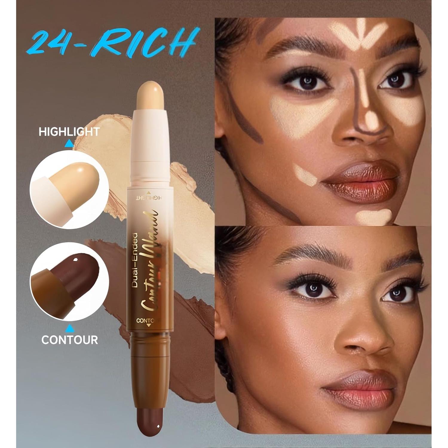 Barra Iluminadora 2 en 1 MAEPEOR Crema Bronceadora 30g