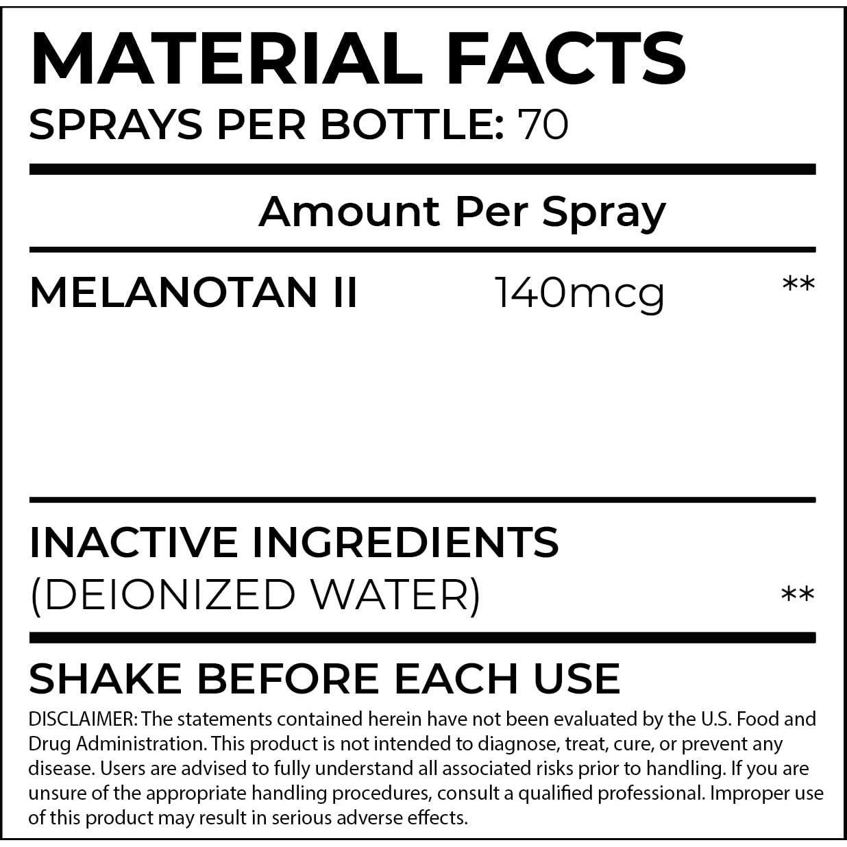 Spray Bronceador Quality Sprays 10ml - Bronceado Natural Rápido