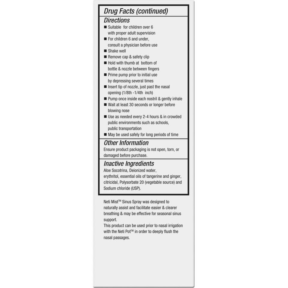 Spray Sinusal Natural Himalayan Institute Tanp Nms 01 54g