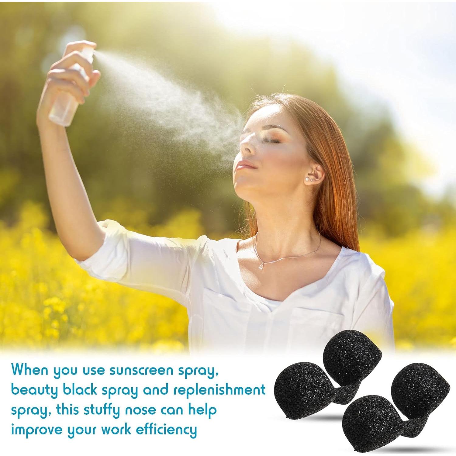 30 Filtros Nasales Desechables Nuanchu para Spray Bronceado