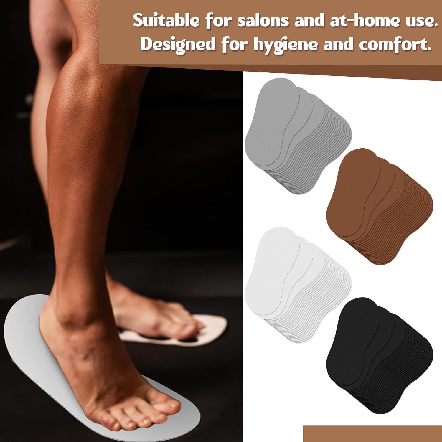 Almohadillas Desechables para Pies Bronceado Suhine 40 Pares