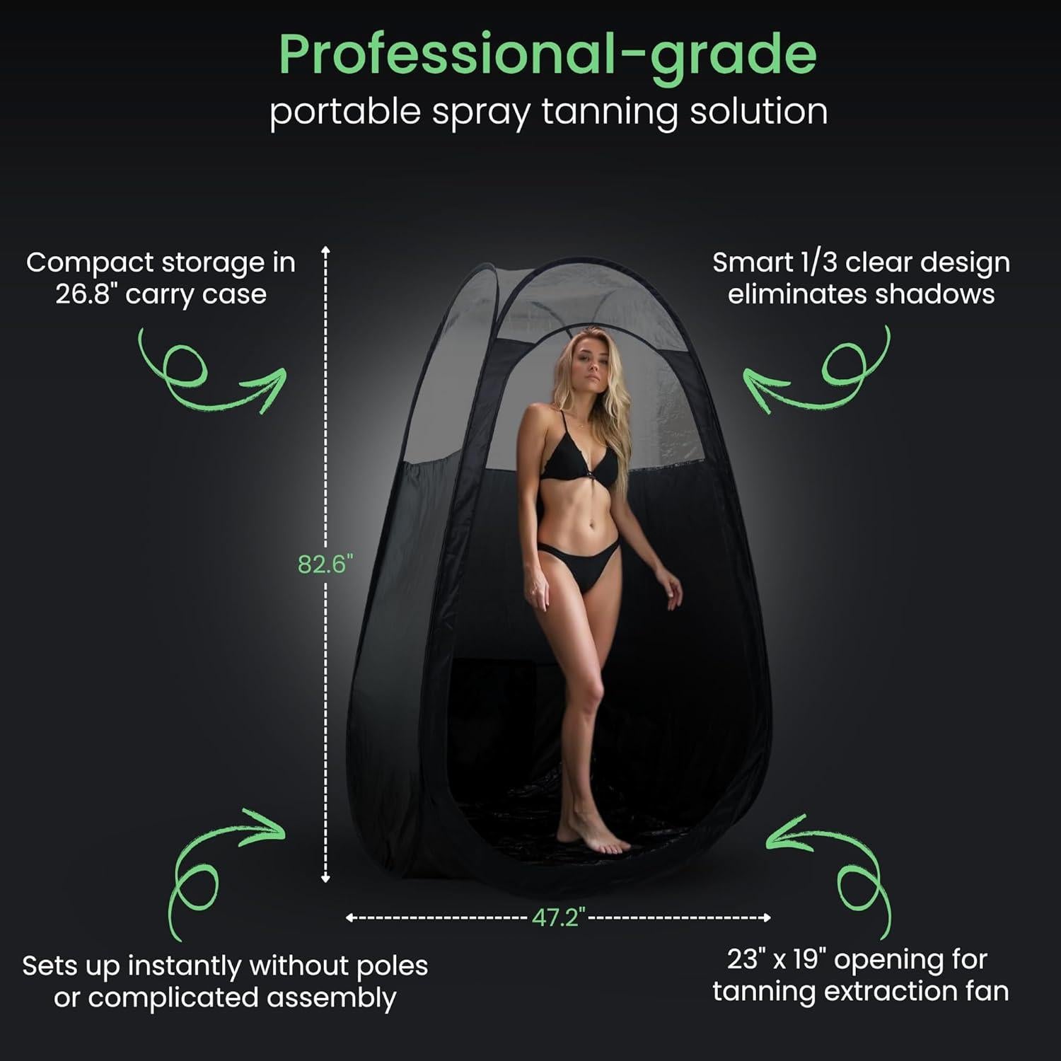 Tienda de Bronceado Portátil Reneebeautytan Extra Grande