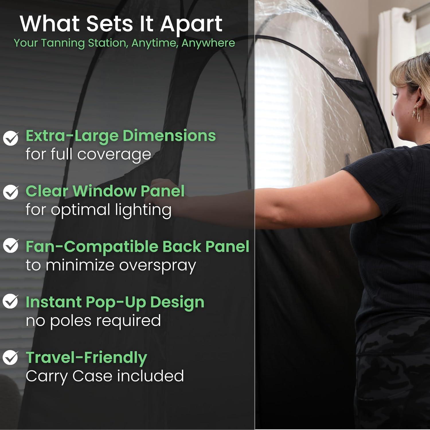 Tienda de Bronceado Portátil Reneebeautytan Extra Grande
