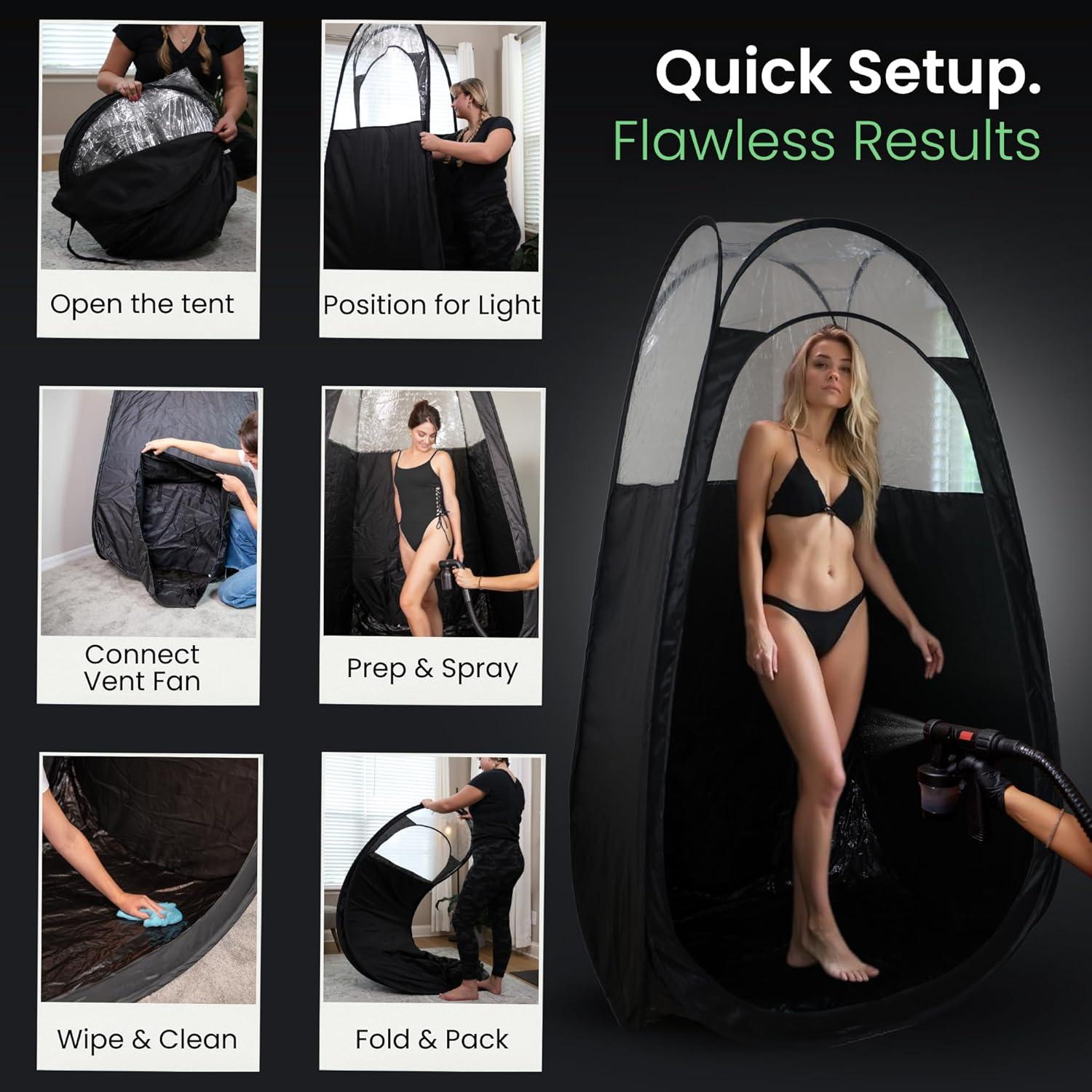 Tienda de Bronceado Portátil Reneebeautytan Extra Grande