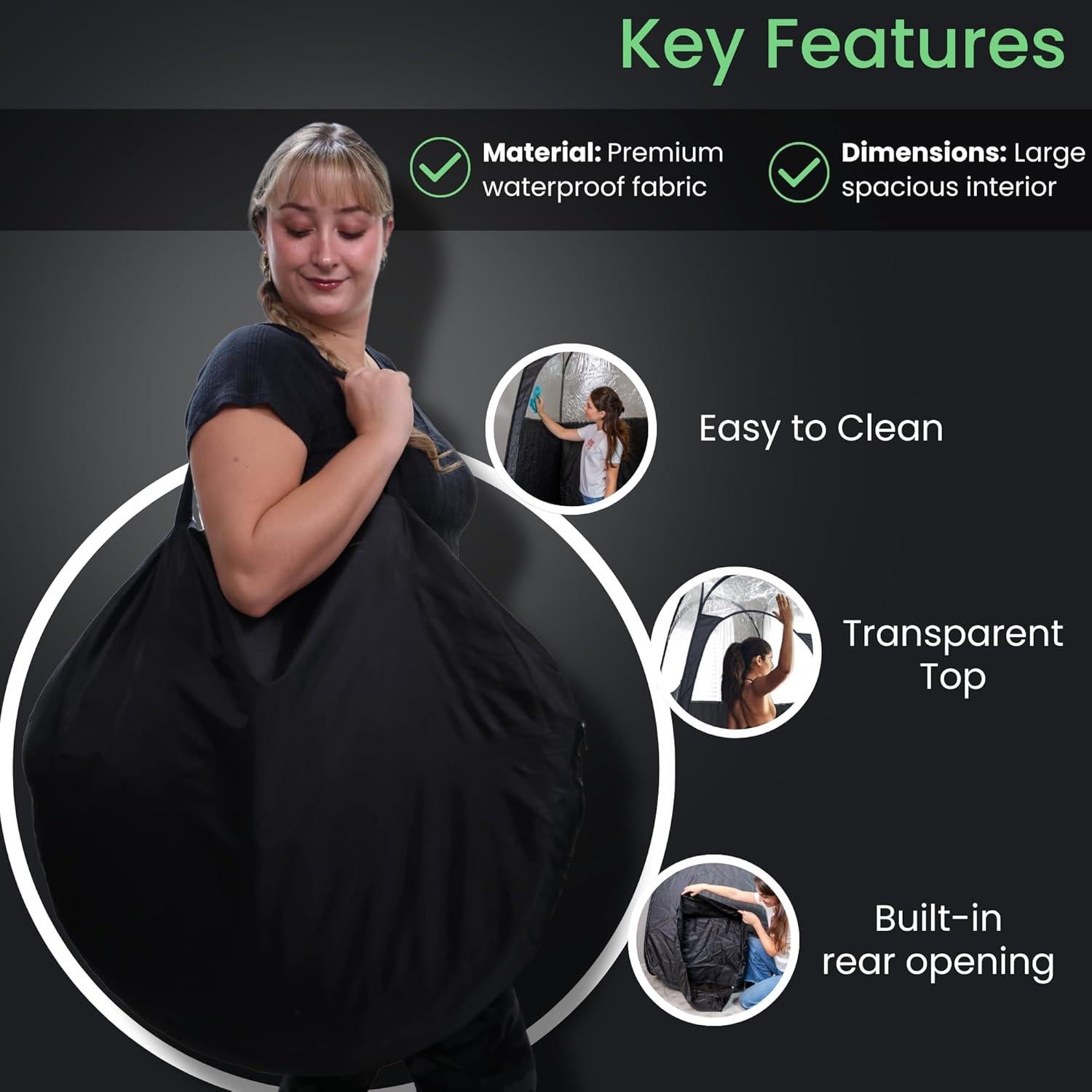 Tienda de Bronceado Portátil Reneebeautytan Extra Grande