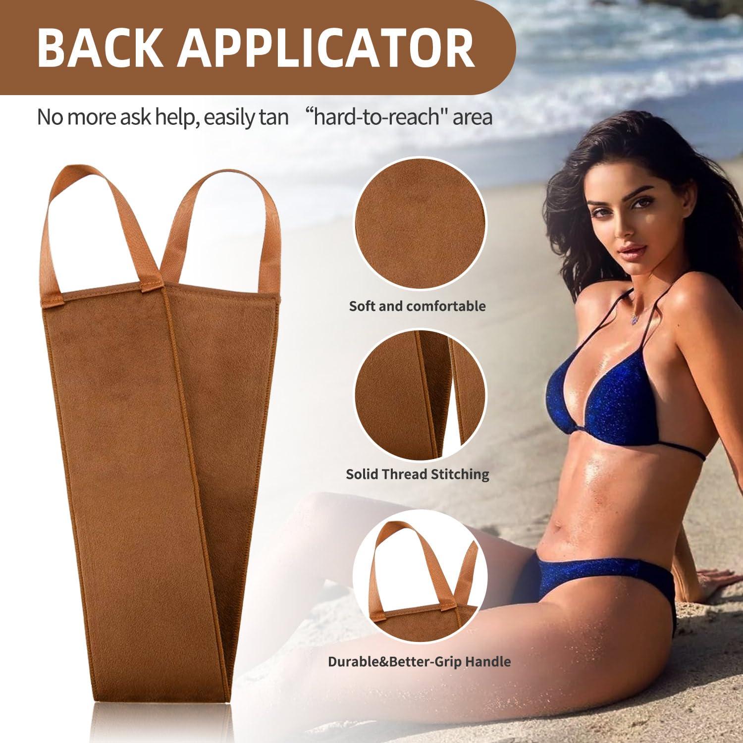 Kit de Bronceado Autonómico FUNAN 4 en 1 con Guante y Brocha