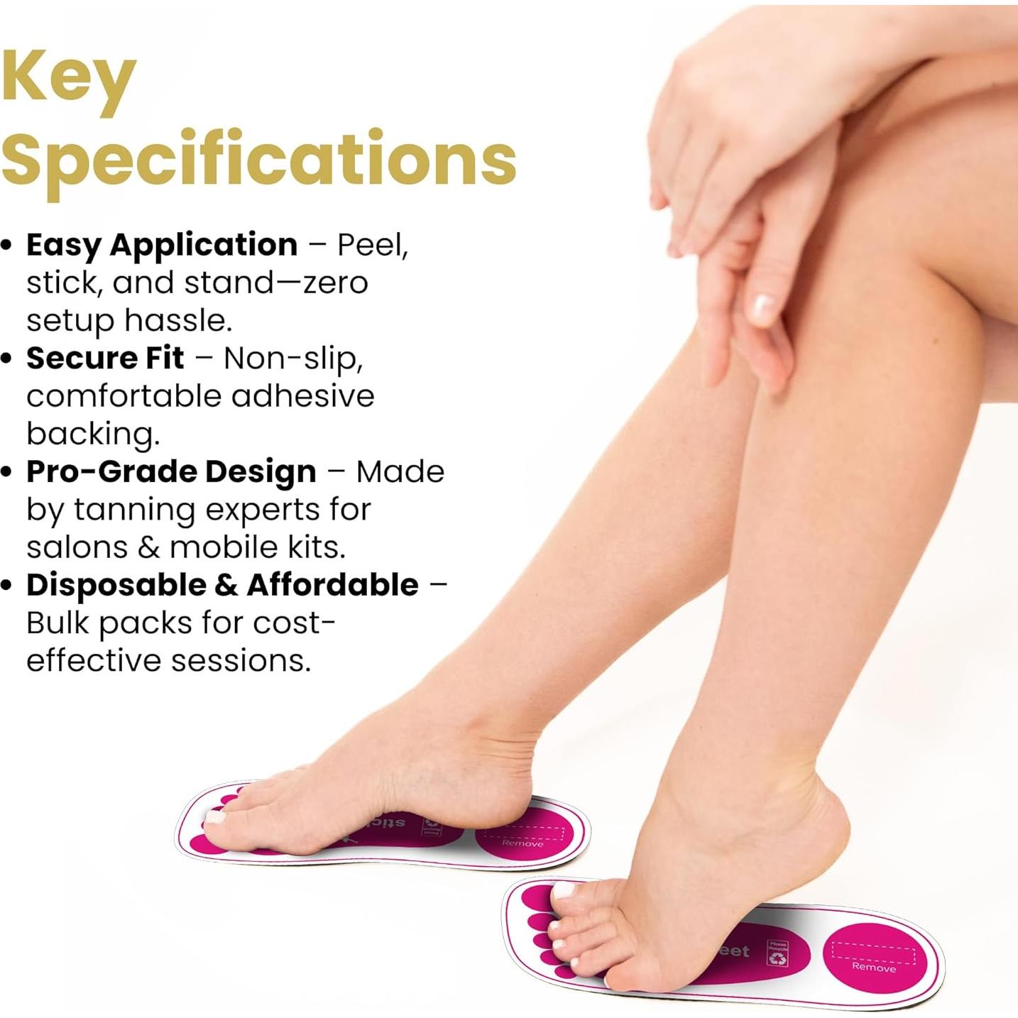 Almohadillas Desechables para Pies Reneebeautytan - 25 Pares