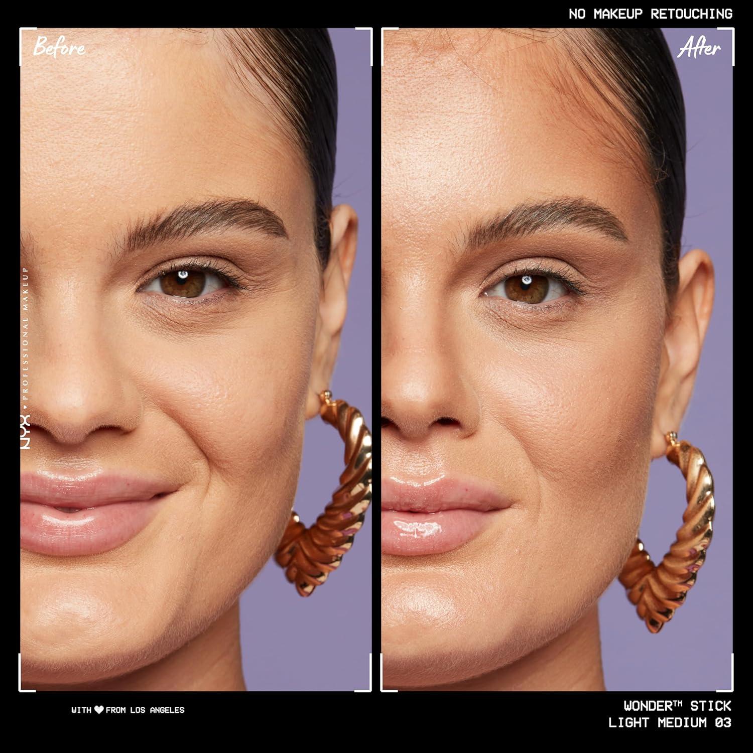 Stick de Contorno Facial NYX Wonder Stick Claro Medio 20g