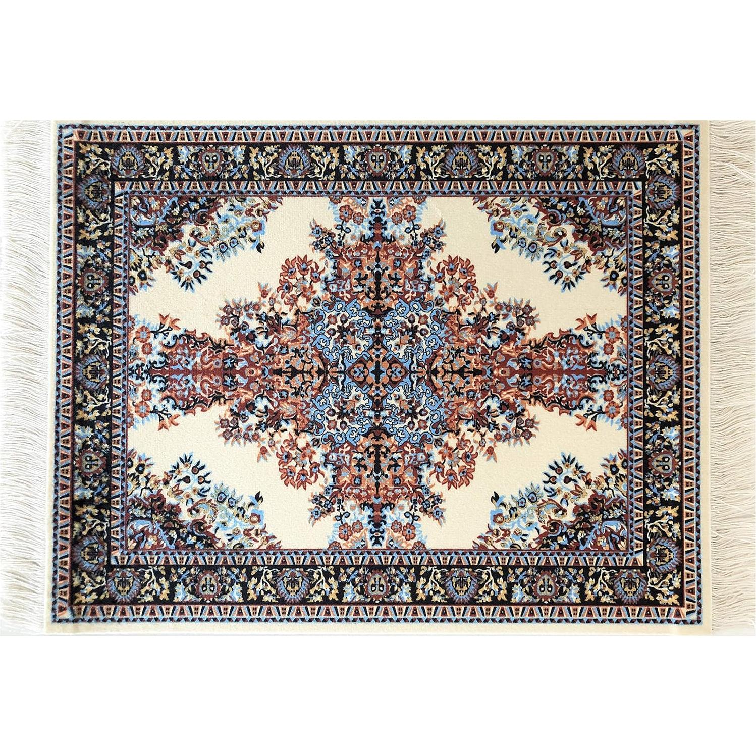 Juego de 4 Alfombras Miniatura Inusitus 15x10 cm Decorativas