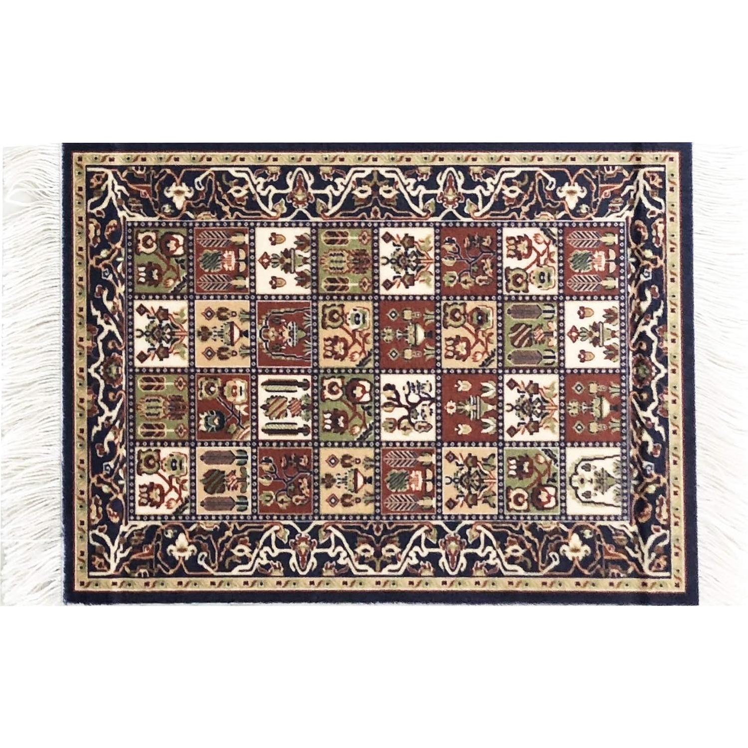 Juego de 4 Alfombras Miniatura Inusitus 15x10 cm Decorativas