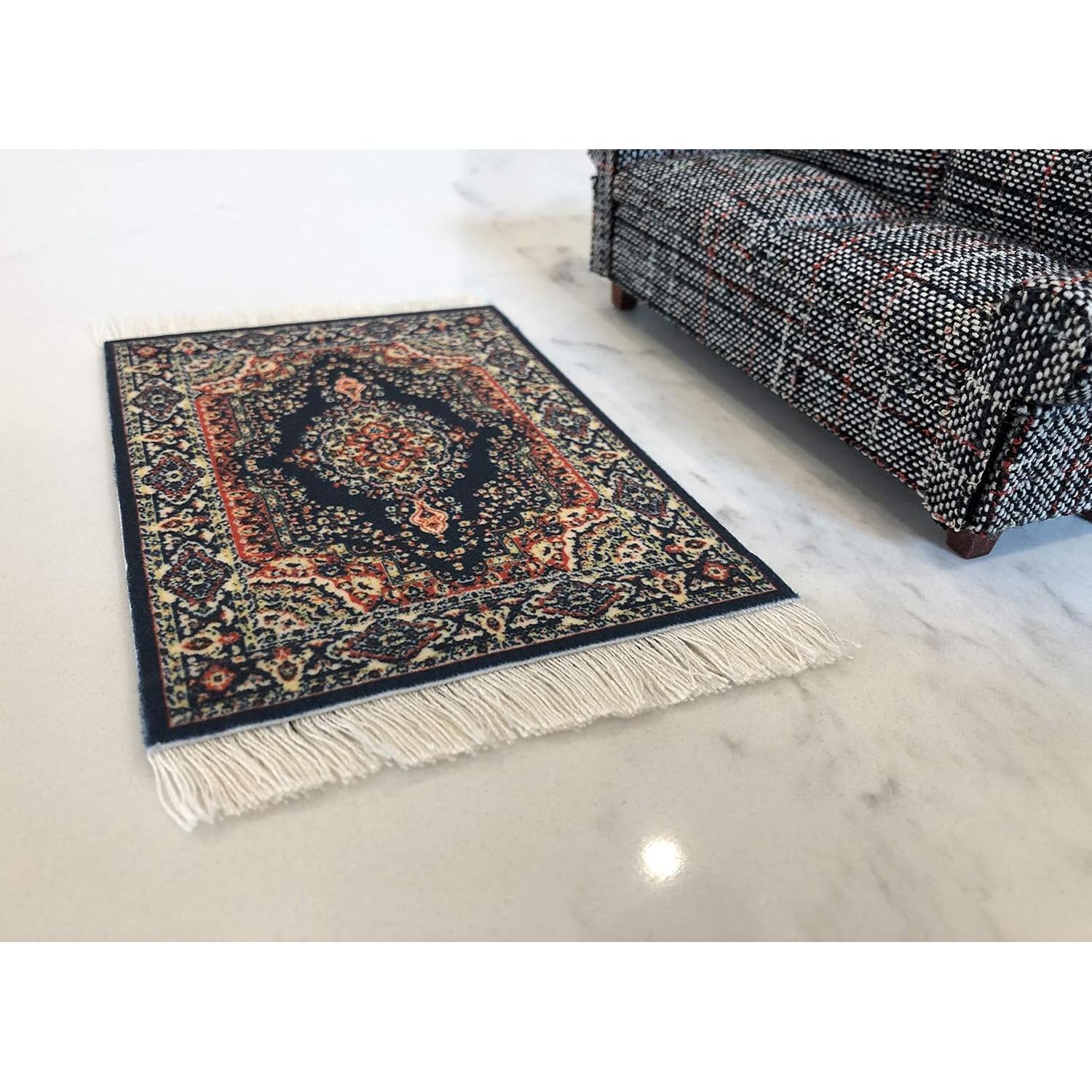 Juego de 4 Alfombras Miniatura Inusitus 15x10 cm Decorativas