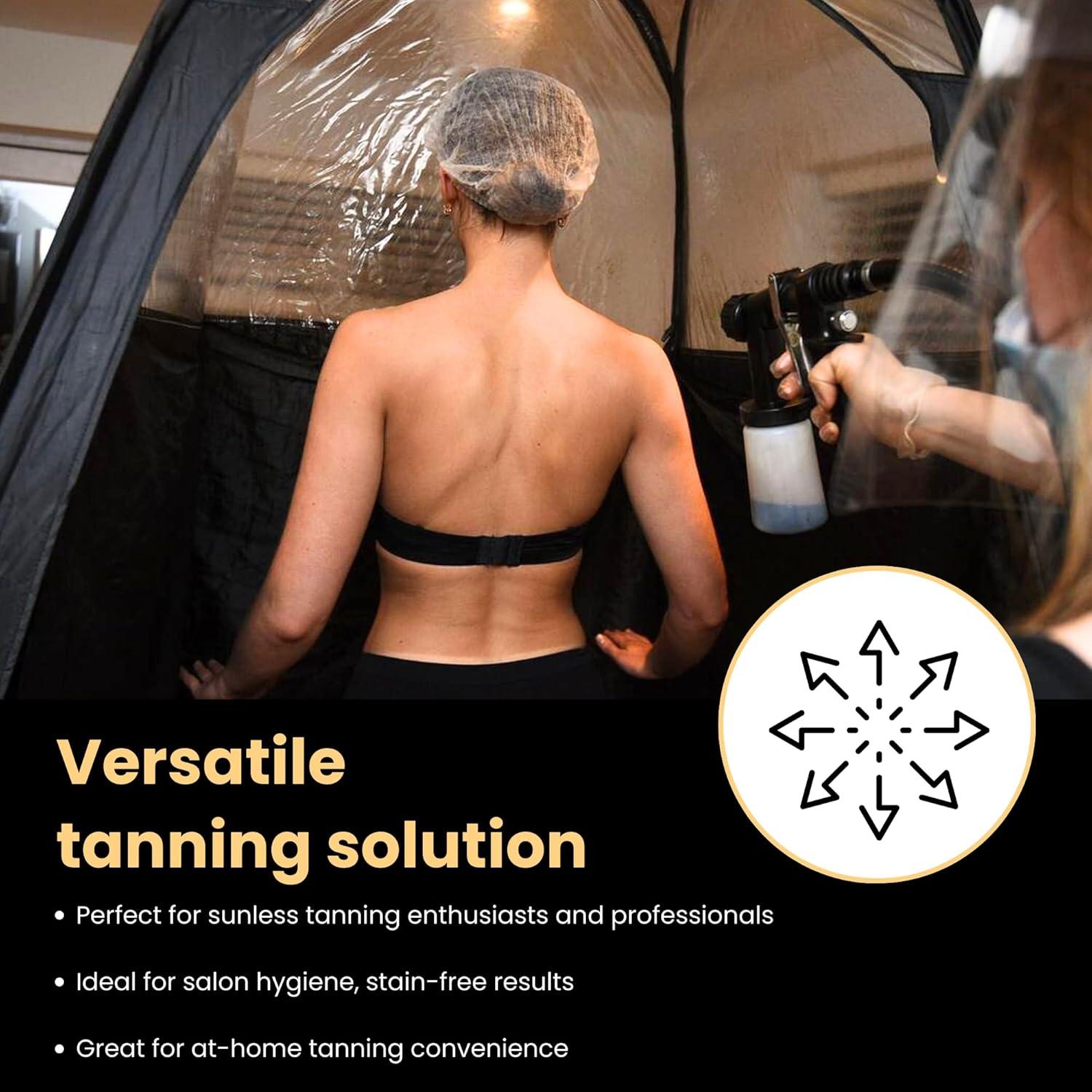 30 Pares Almohadillas Desechables KOBBTAN para Bronceado en Spray