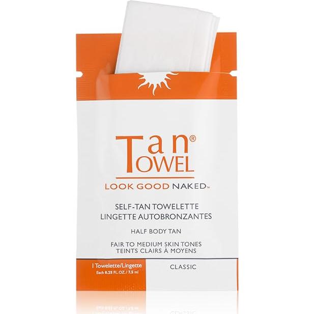Toallitas de bronceado autoadhesivas Tan Towel Clásico 10 unidades
