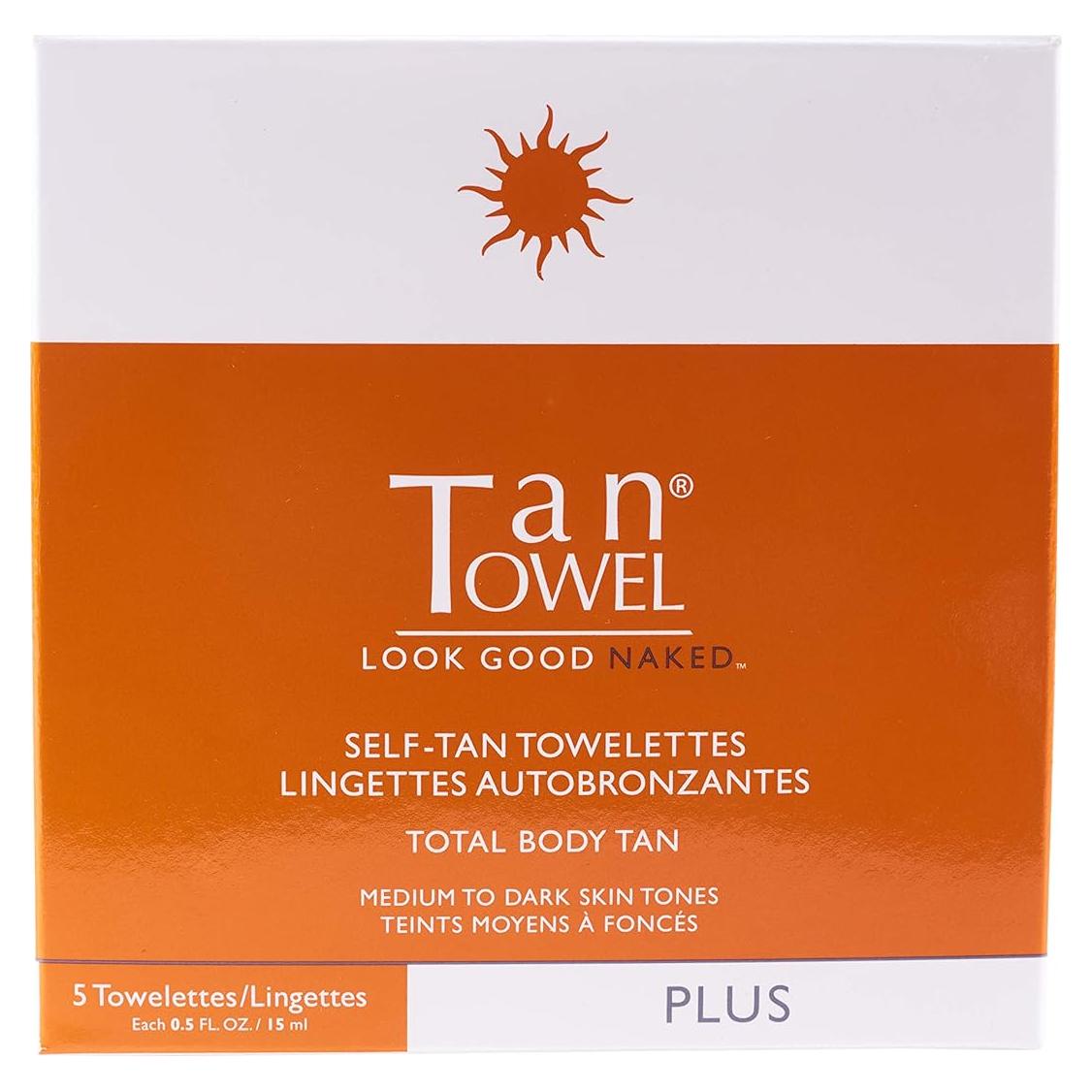 Toallitas bronceadoras Tan Towel Plus - 5 unidades