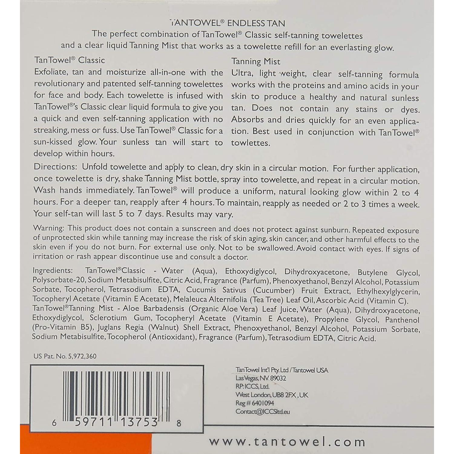 Toalla Bronceadora Clásica Infinita 3.25 oz - 158.8 g