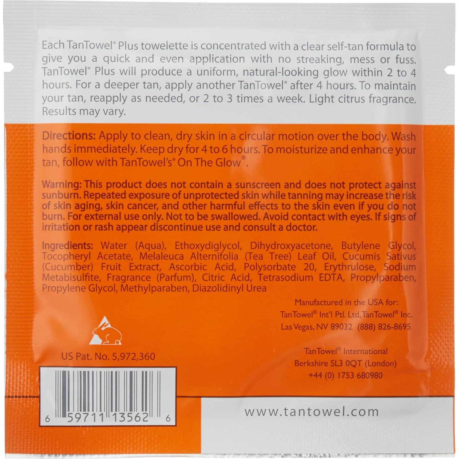 Crema Autobronceadora Tan Towel Cuerpo Completo Plus 340g