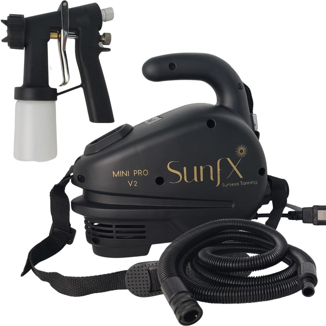 Sistema de bronceado SunFX Pro Mini V2 HVLP - Móvil/Salmón