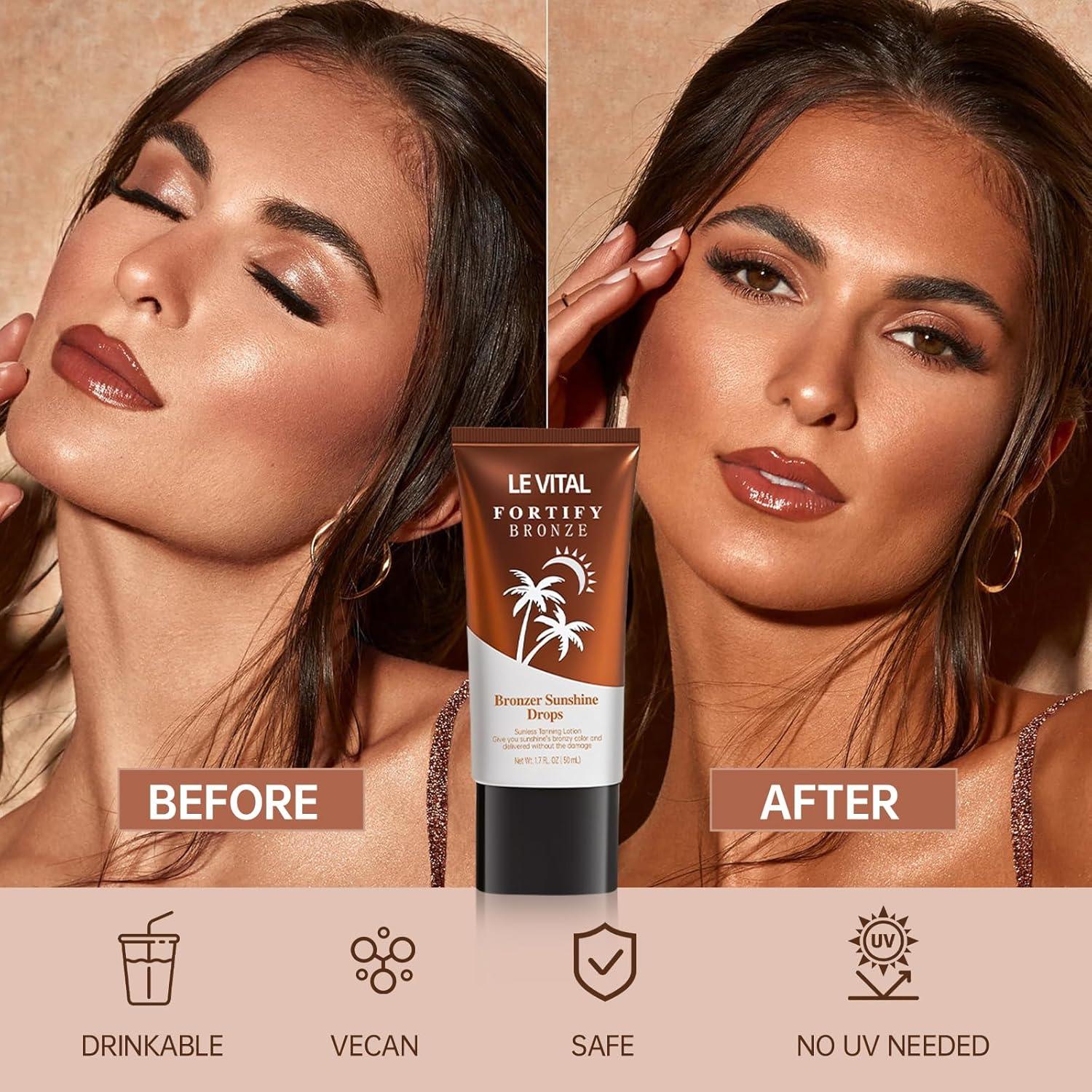 Le Vital Gel Autobronceador Instantáneo 48g - Brillo Natural